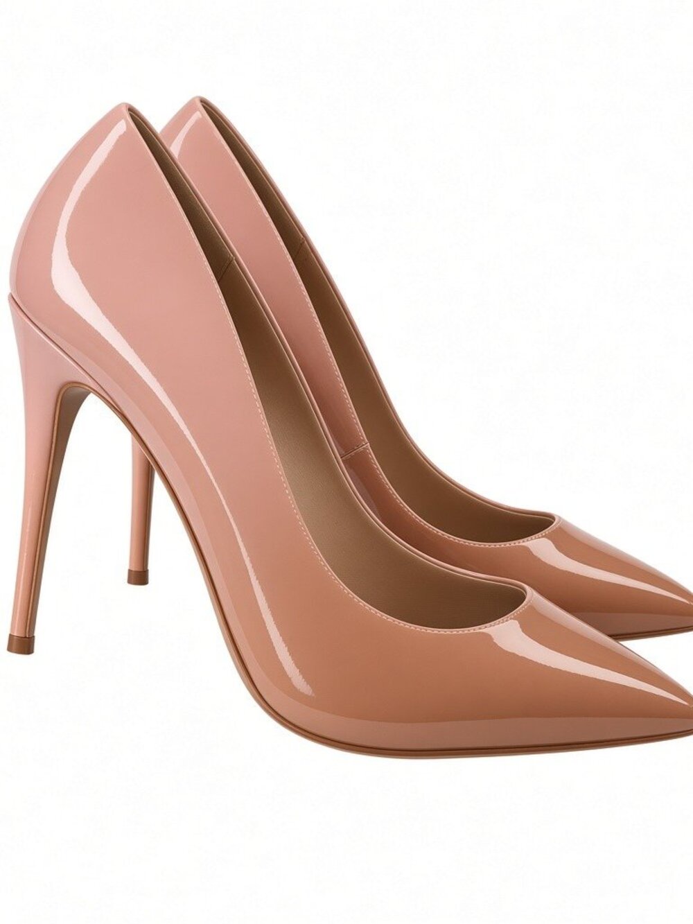 ALDO Glossy Ombre Pink Patent Pointed Toe Stiletto Heels Size 10 / EU 41